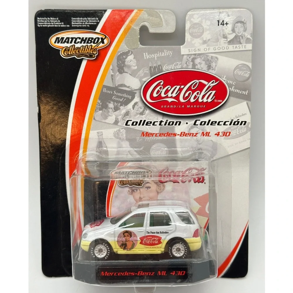 Matchbox Collectibles Coca-Cola Mercedes ML 430 1:64 Diecast Car Vintage 2002